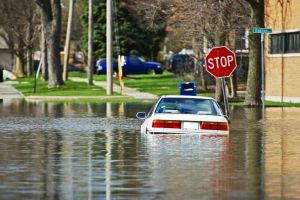 Flood Scene in Arizona Provided by Scott Shirley Insurance Agency
